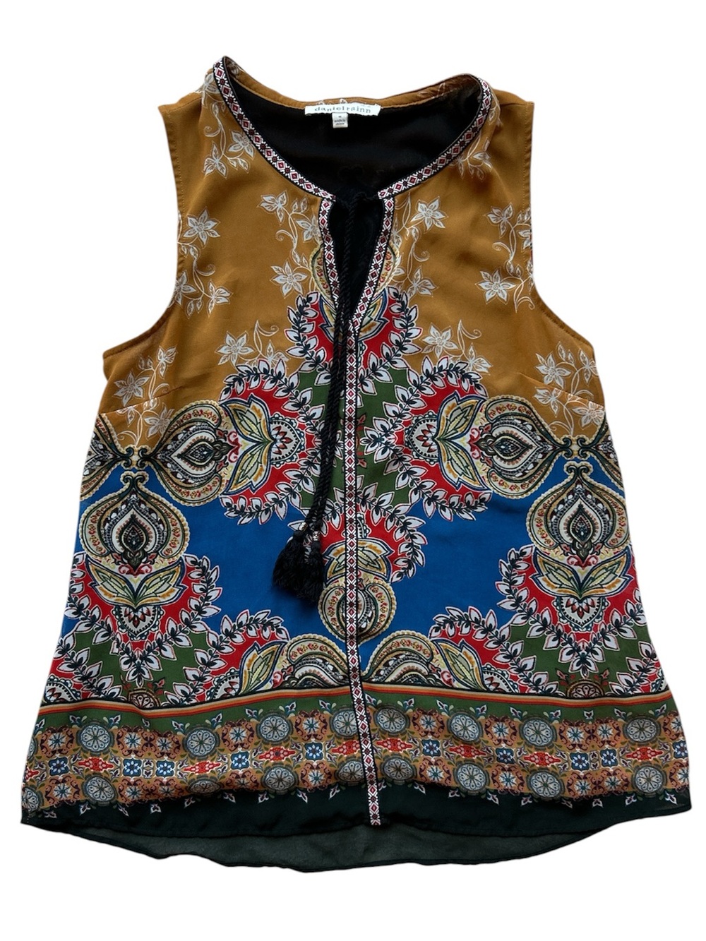 Daniel Rainn Boho Print Tunic Tank Size Medium in GUC